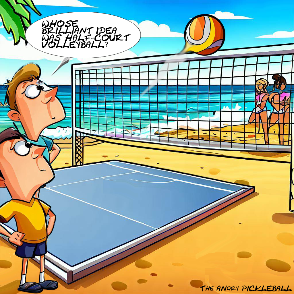 Half-Court Volleyball